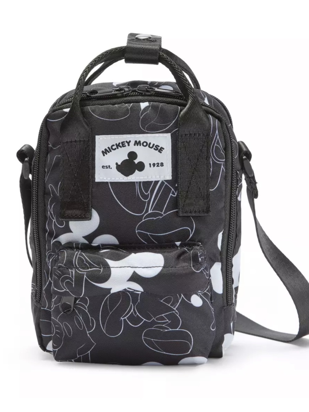 Mickey Mouse Black & White Sling Bag
